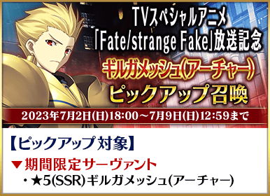 期間限定】『TVスペシャルアニメ「Fate/strange Fake -Whispers of